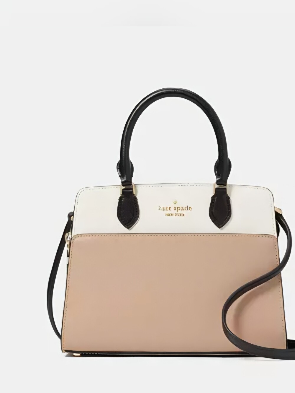Kate Spade Madison Small Satchel Toasted Hazelnut Leather Top Handle KC620